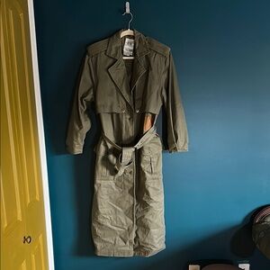 Together Chic Olive Green Coat